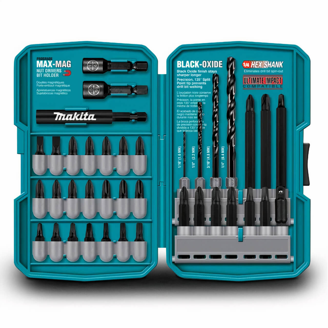 Makita 38pc Impact Driver & Drill Bit Set