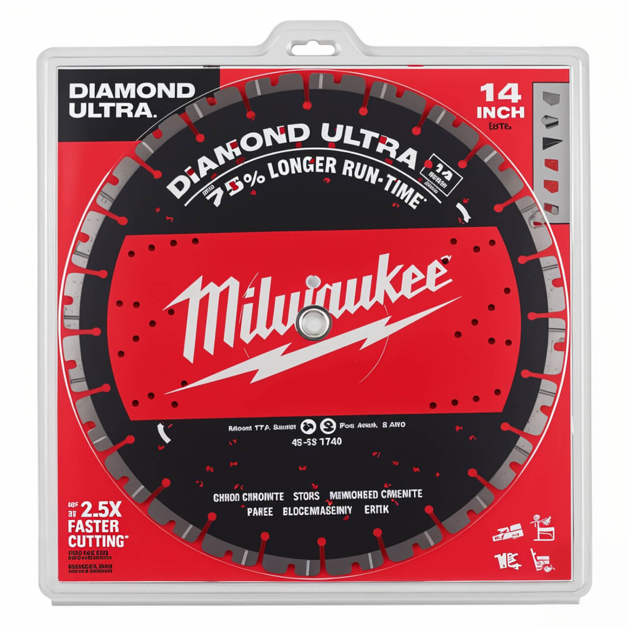 Milwaukee Ultra Diamond Blade 350mm 14In