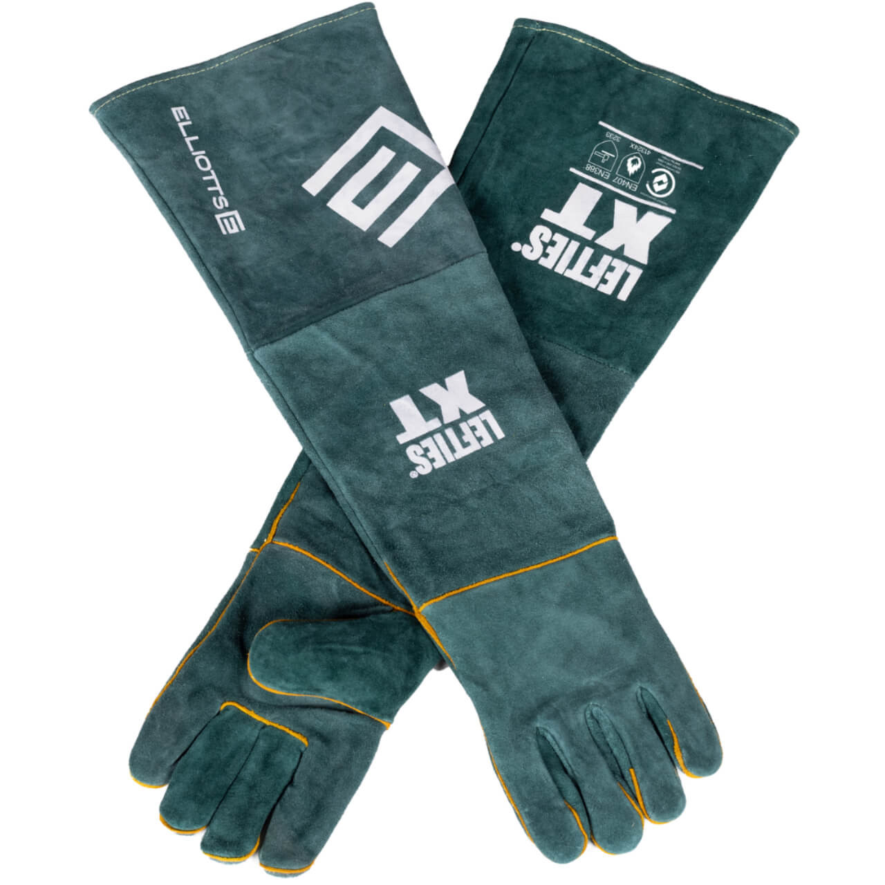 Elliotts Lefties XT Extended Welding Glove Kevlar Blue