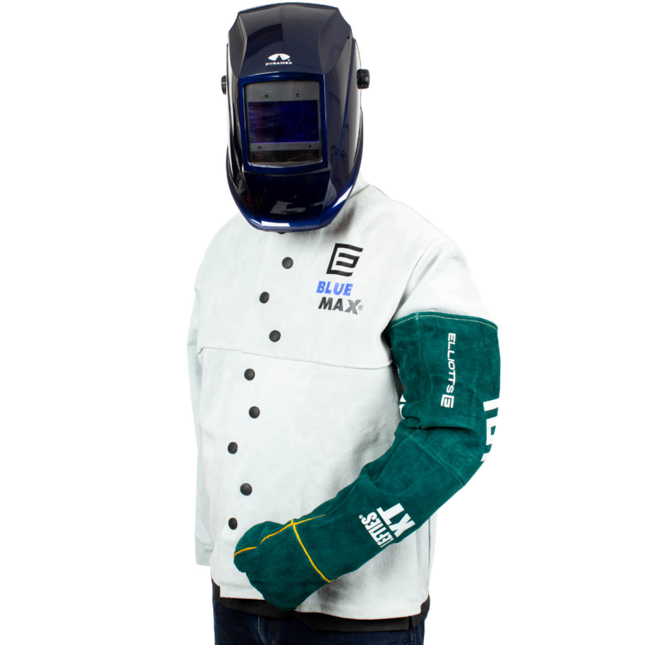 Elliotts Lefties XT Extended Welding Glove Kevlar Blue