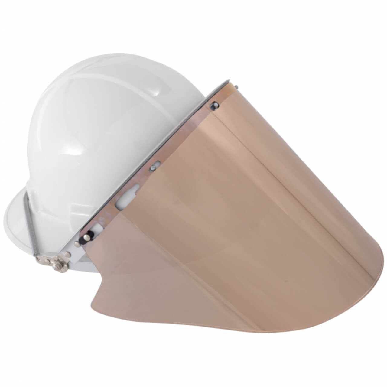 Elliots Ellgard 55 Gold Visor Kit With Full Brim Hard Hat & Visor Bracket