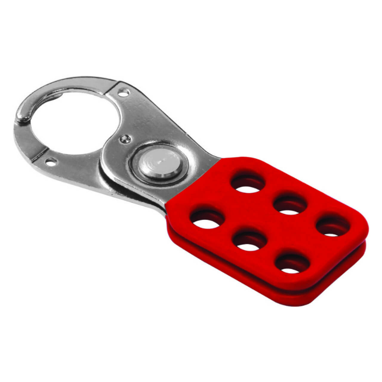 Tuffa Vinyl Coated Hasp 25mm Red 6 Holes