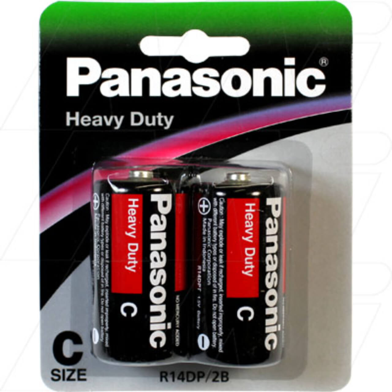 Panasonic Heavy Duty C Battery 2pk