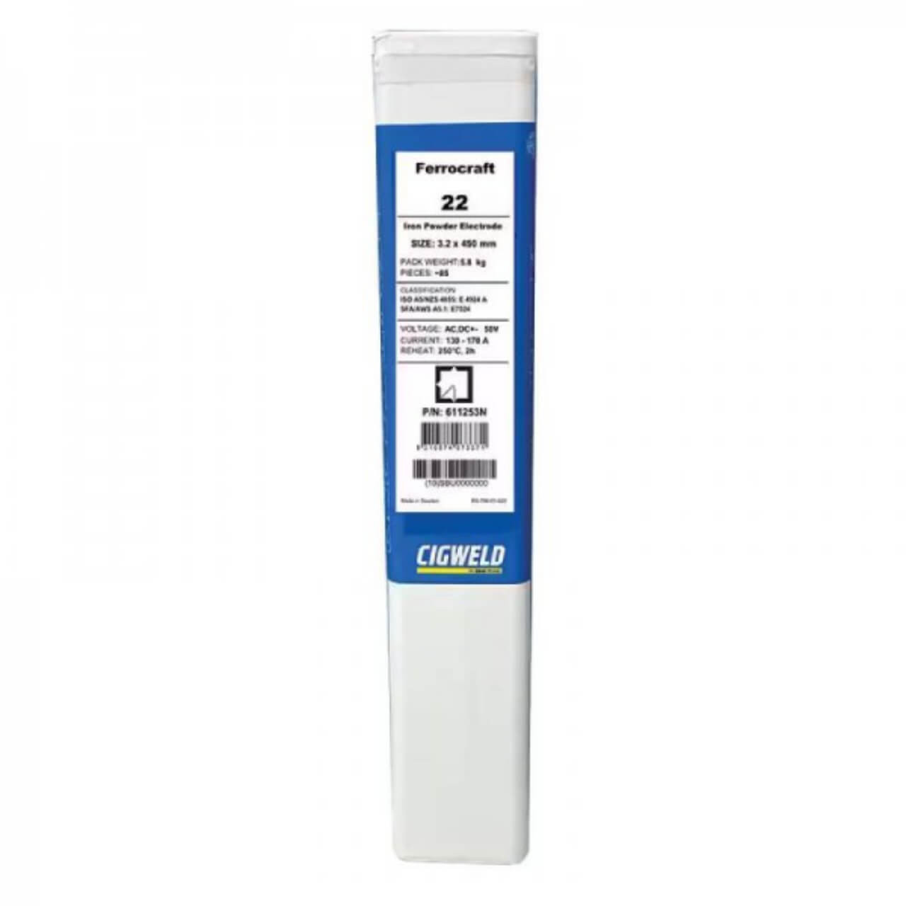 Cigweld Ferrocraft 22 3.2mm Iron Powder Electrodes 5.8kg