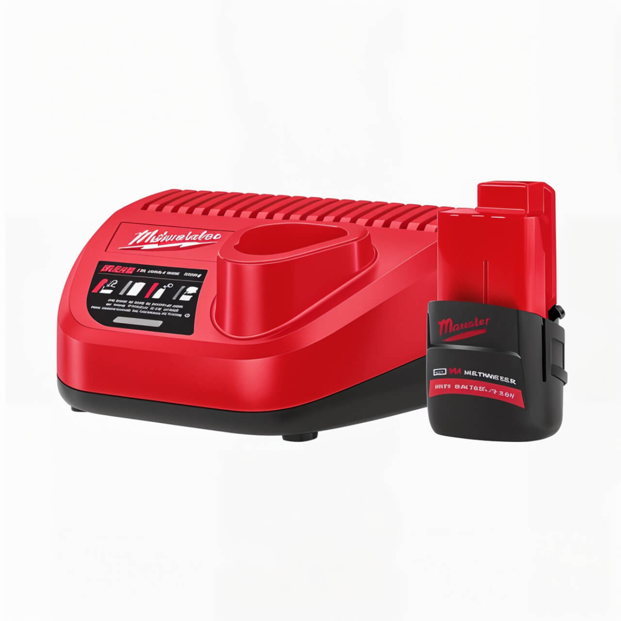 Milwaukee 12V 2.5Ah Redlithium High Output Compact Battery & Charger Set