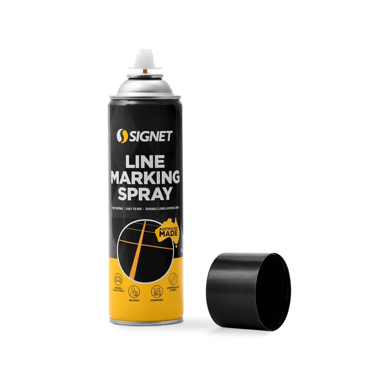Signet Line Marking Paint Black 500gm