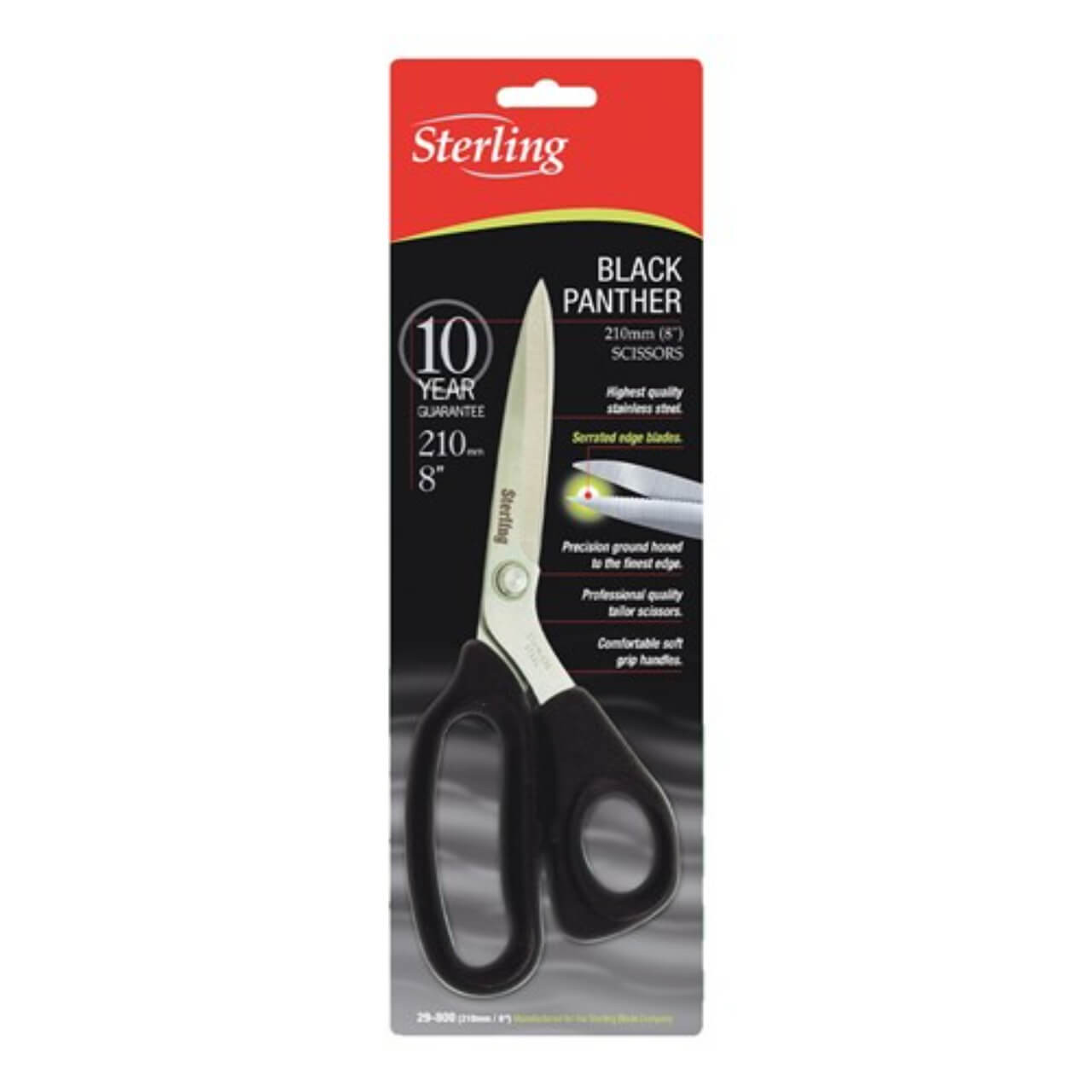 Sterling 210mm Black Panther Scissors