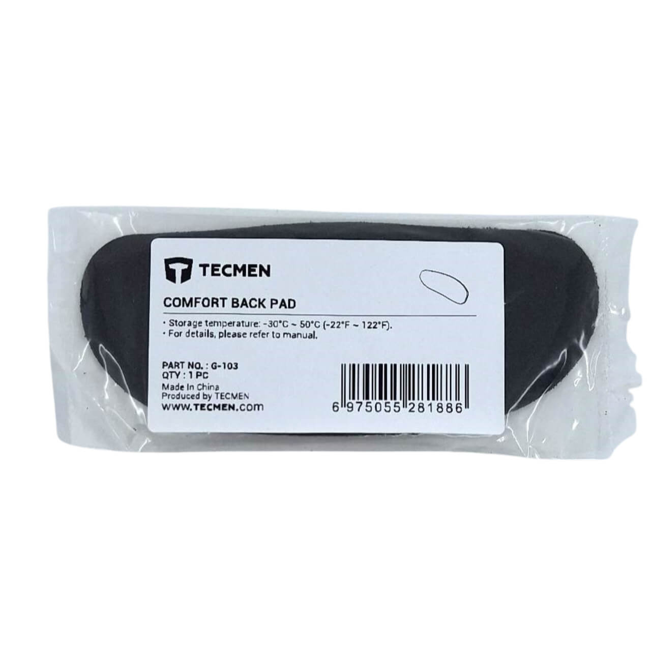 Tecmen G20-V Comfort Back Pad