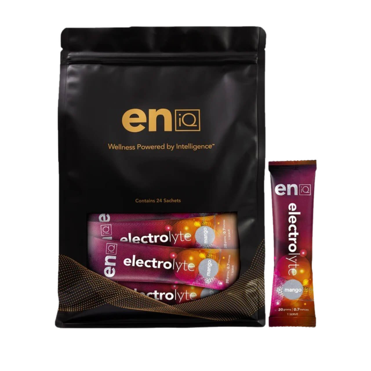 EniQ Electrolyte Industrial Mango 20gm Sachet (24 Pack)