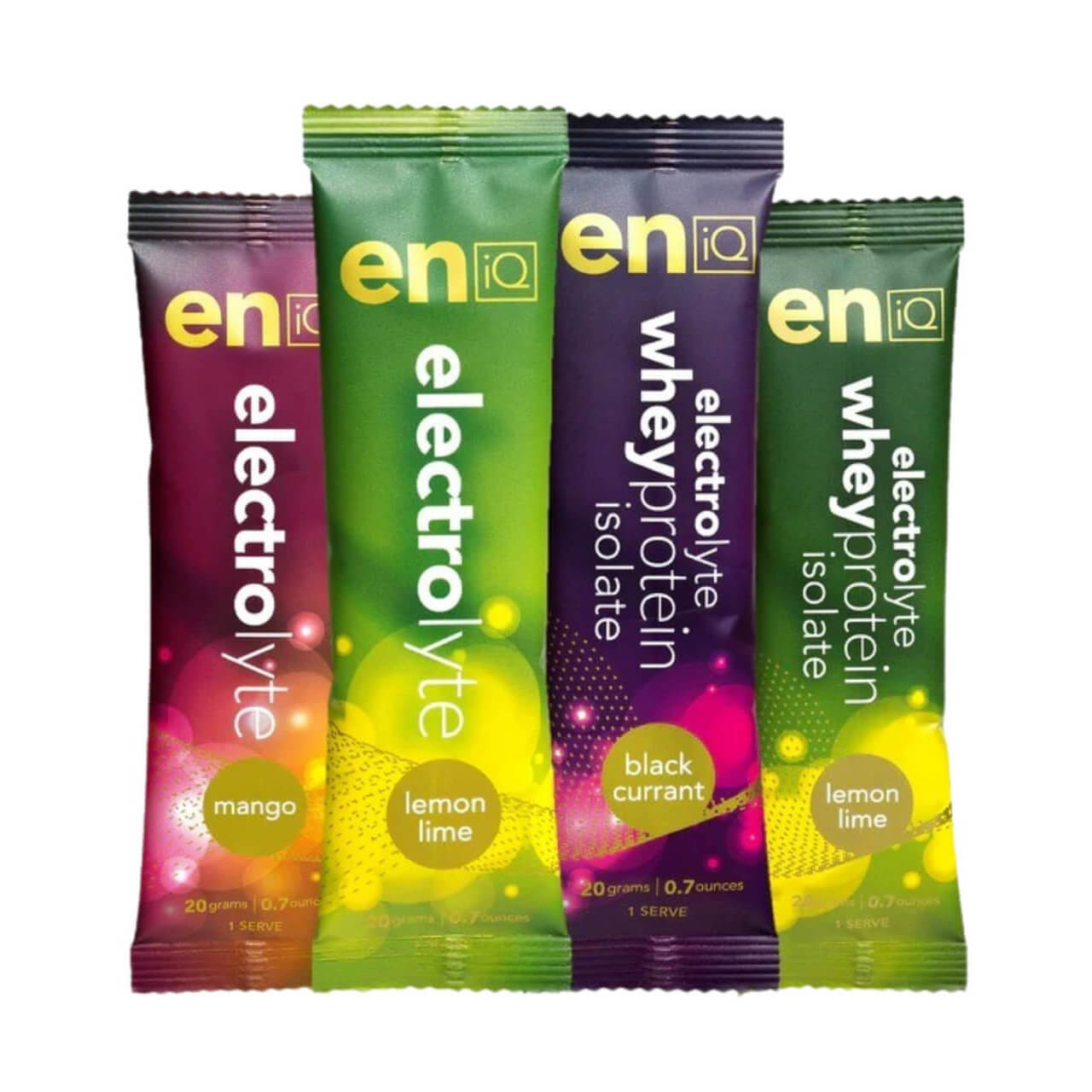 EniQ Electrolyte Whey Protein Isolate Mixed 20gm Sachet (24 Pack)