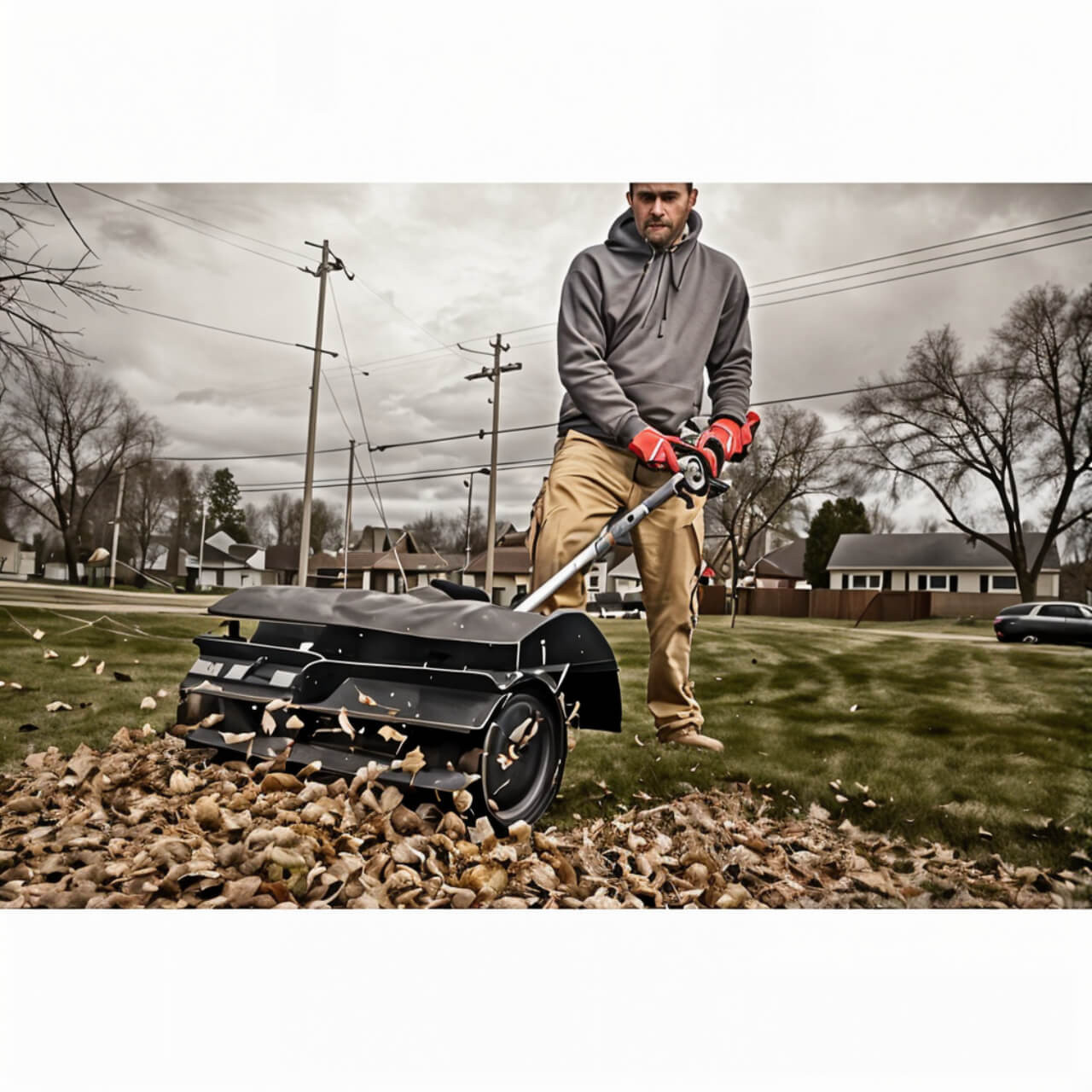 Milwaukee M18 Fuel Rubber Broom Attachment