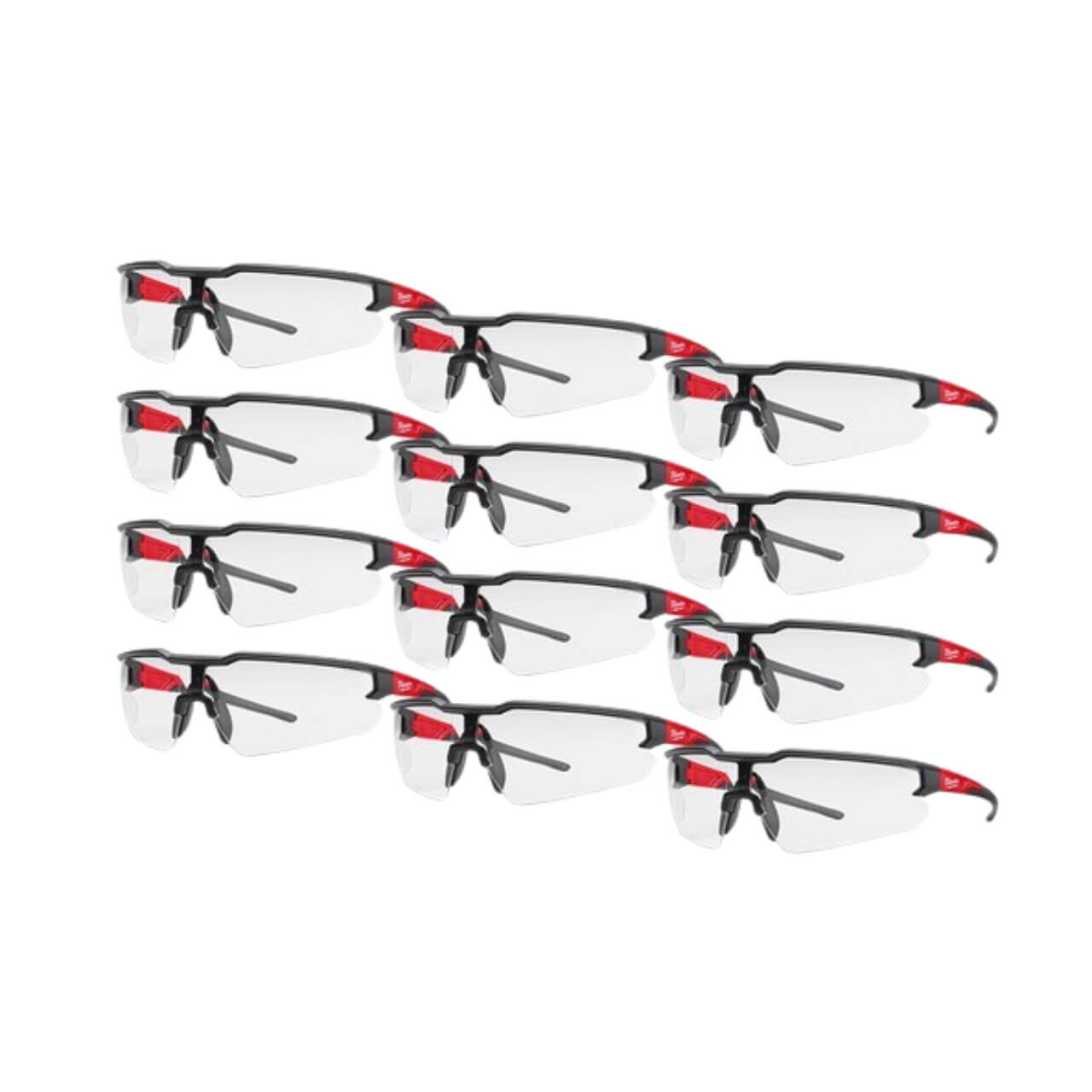 Milwaukee Clear Safety Glasses 12pk