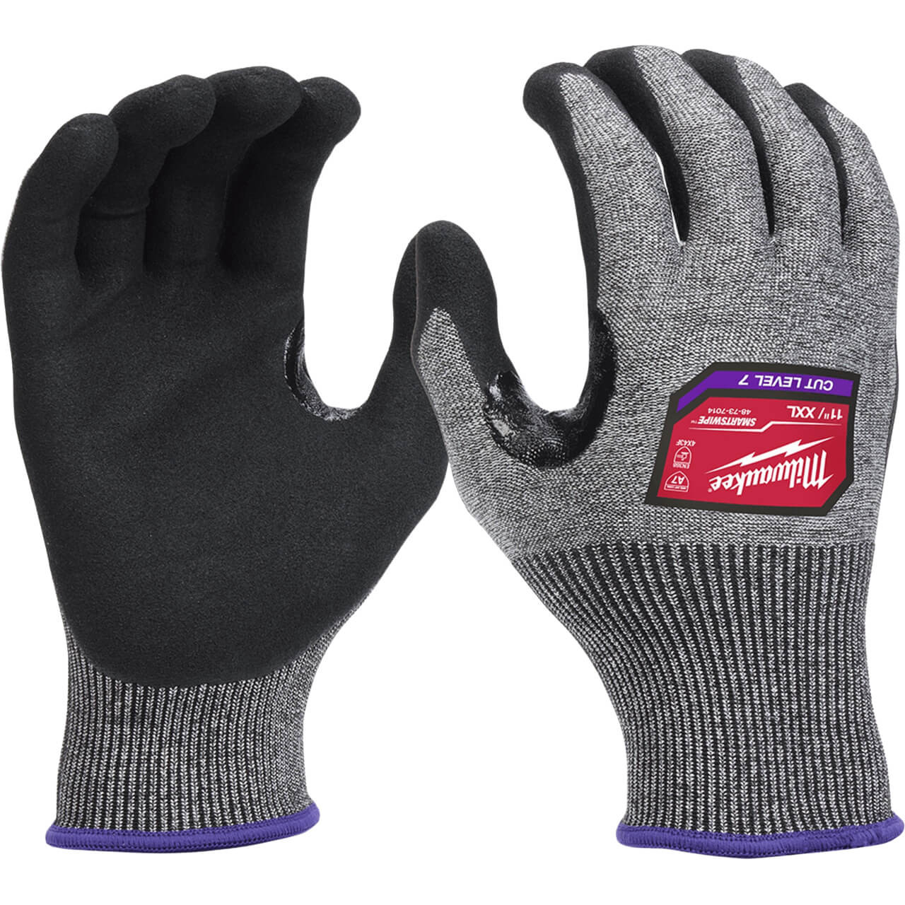 Milwaukee Cut F(7) High Dexterity Nitrile Dipped Glove 12pk XXL