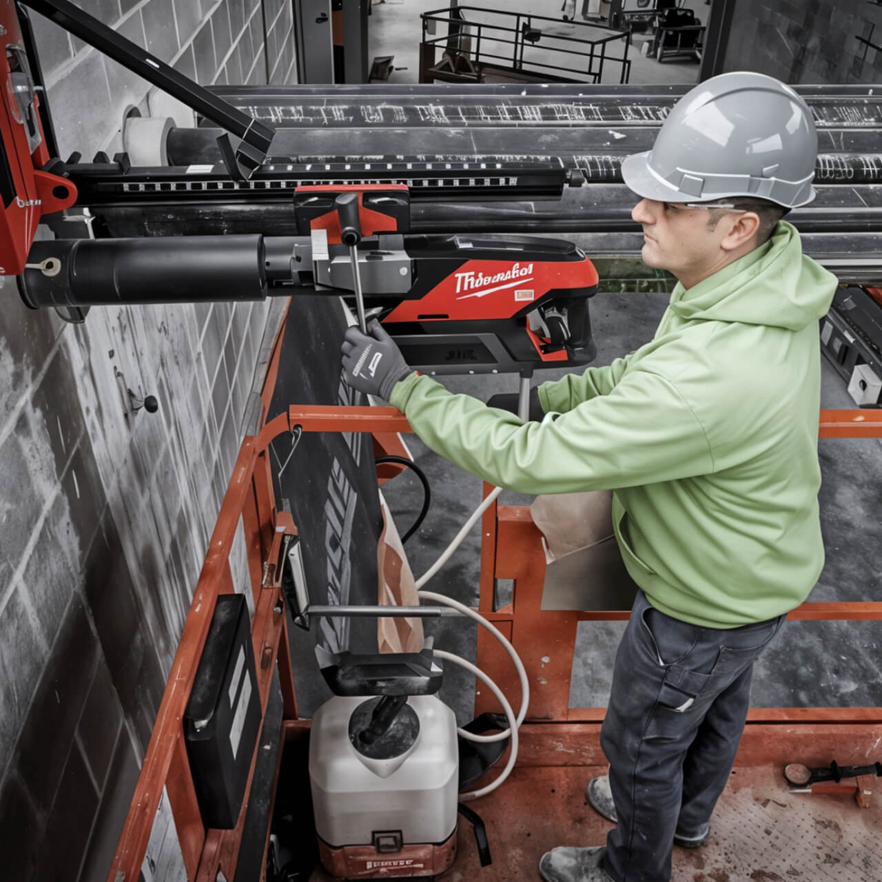 Milwaukee MX Fuel Handheld Core Drill Stand