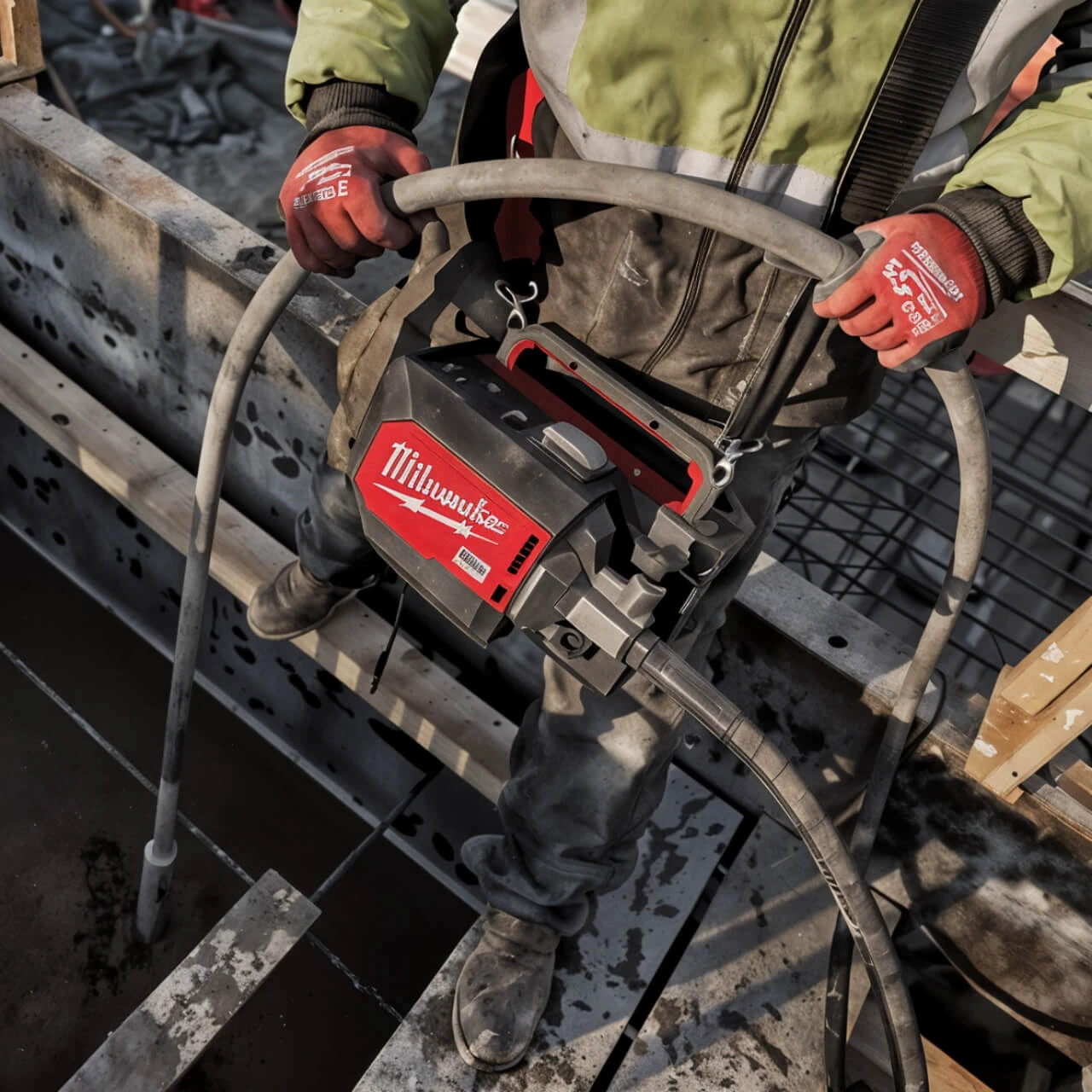 Milwaukee MX Fuel Briefcase Concrete Vibrator Skin Only