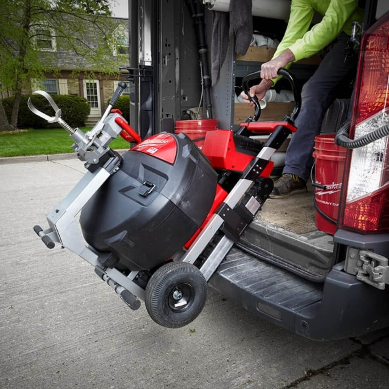 Milwaukee MX Fuel Sewer Drum Machine With Powerreedz Lift Assist (Tool Only)