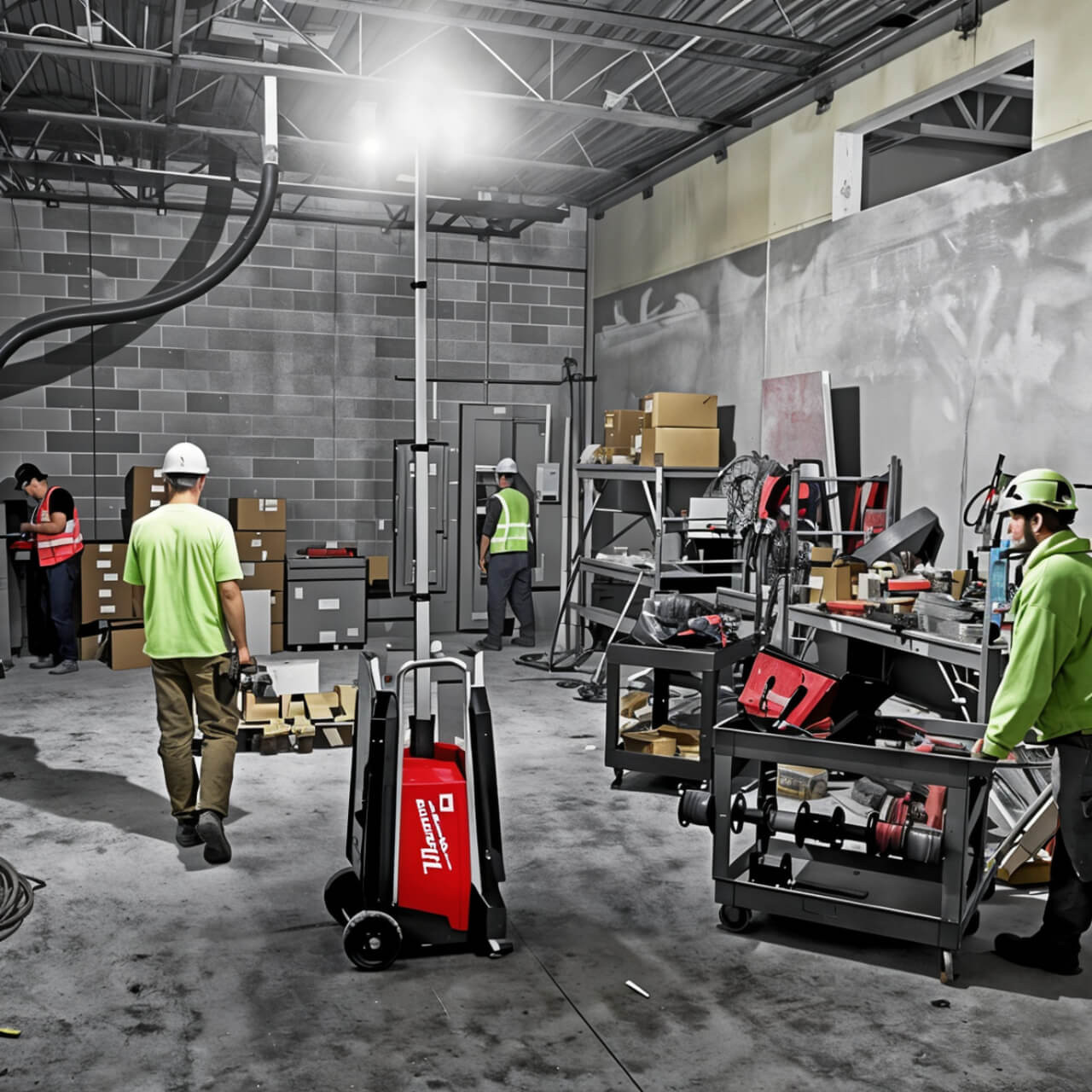 Milwaukee MX Fuel Tower Light/Charger Skin Only