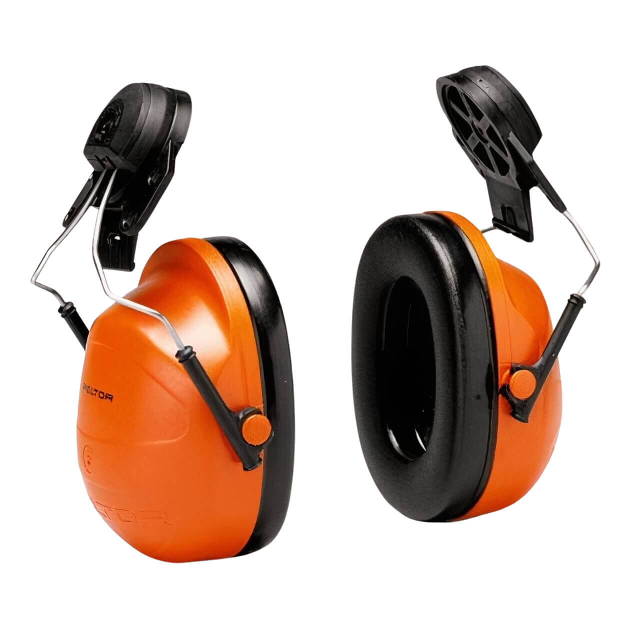 3M Orange Earmuffs with Helmet Attachment
