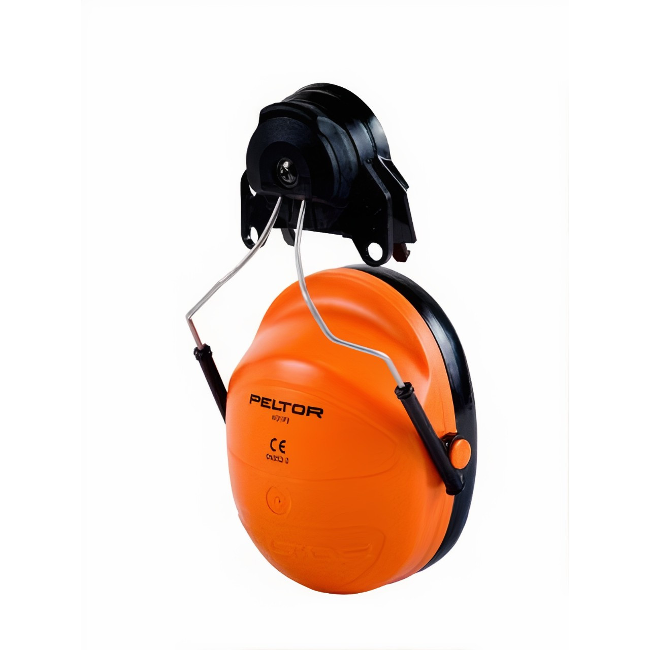 3M Orange Earmuffs with Helmet Attachment
