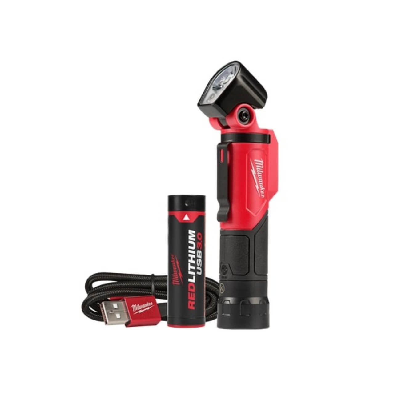 Milwaukee Redlithium USB Pivoting Work Light Kit