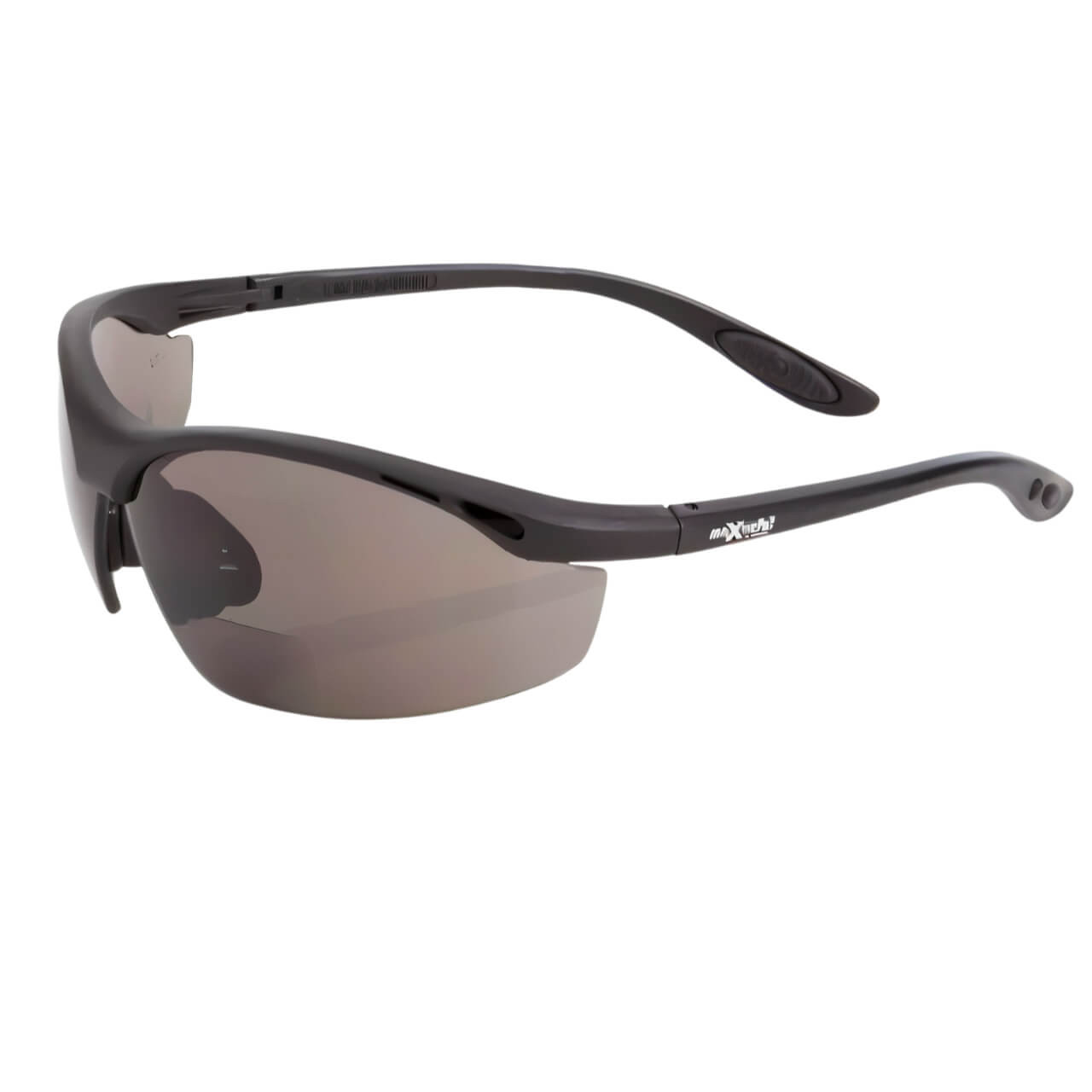 Maxisafe Smoke Bifocal Safety Specs - 2.5 Magnification