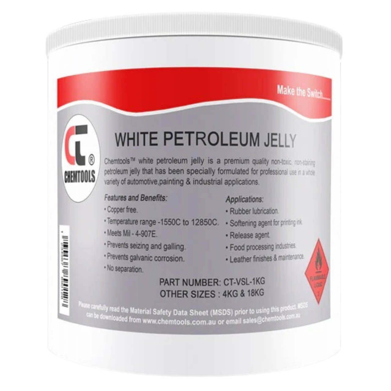 CT White Petroleum Jelly 1Kg