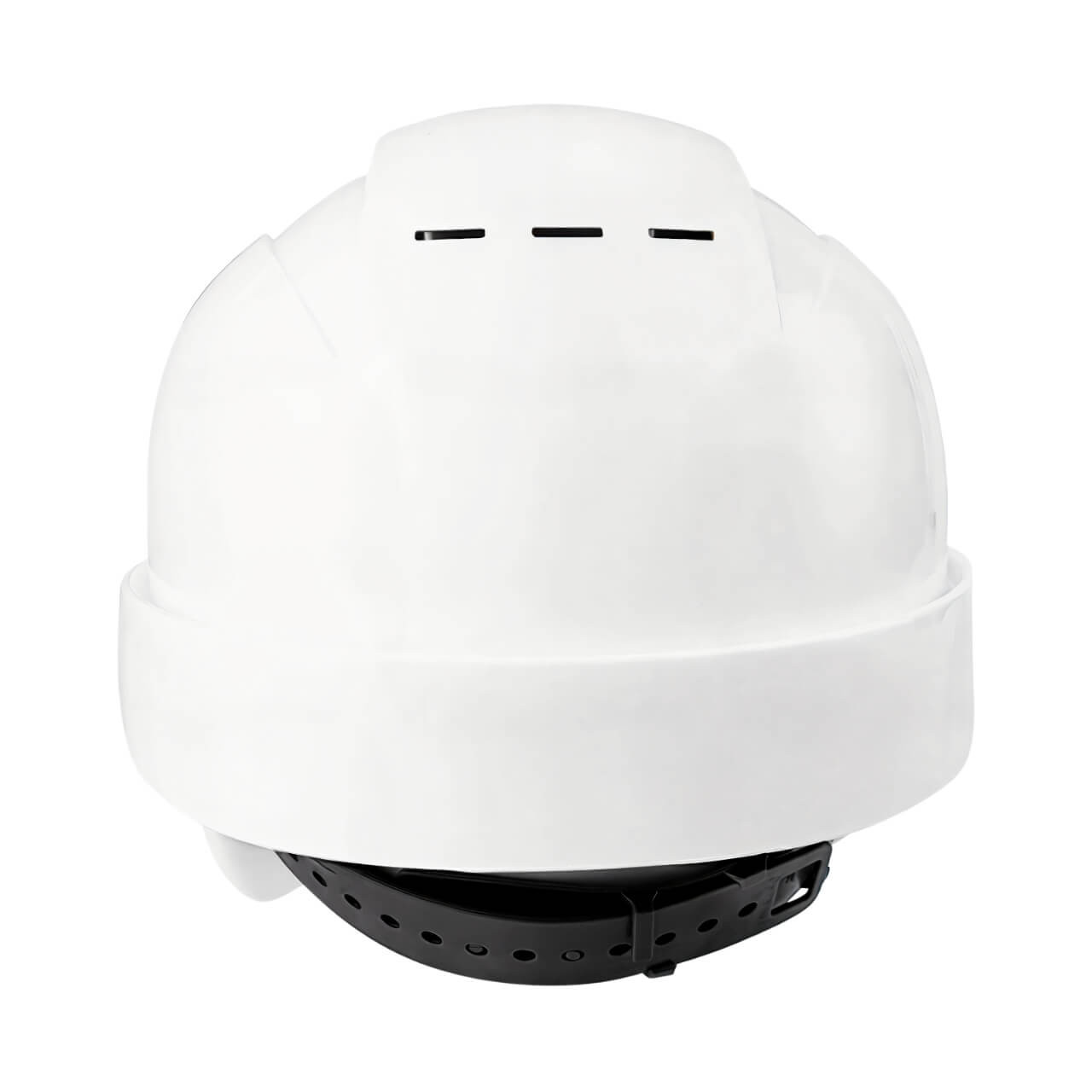 Maxiguard White Vented Hard Hat, sliplock harness