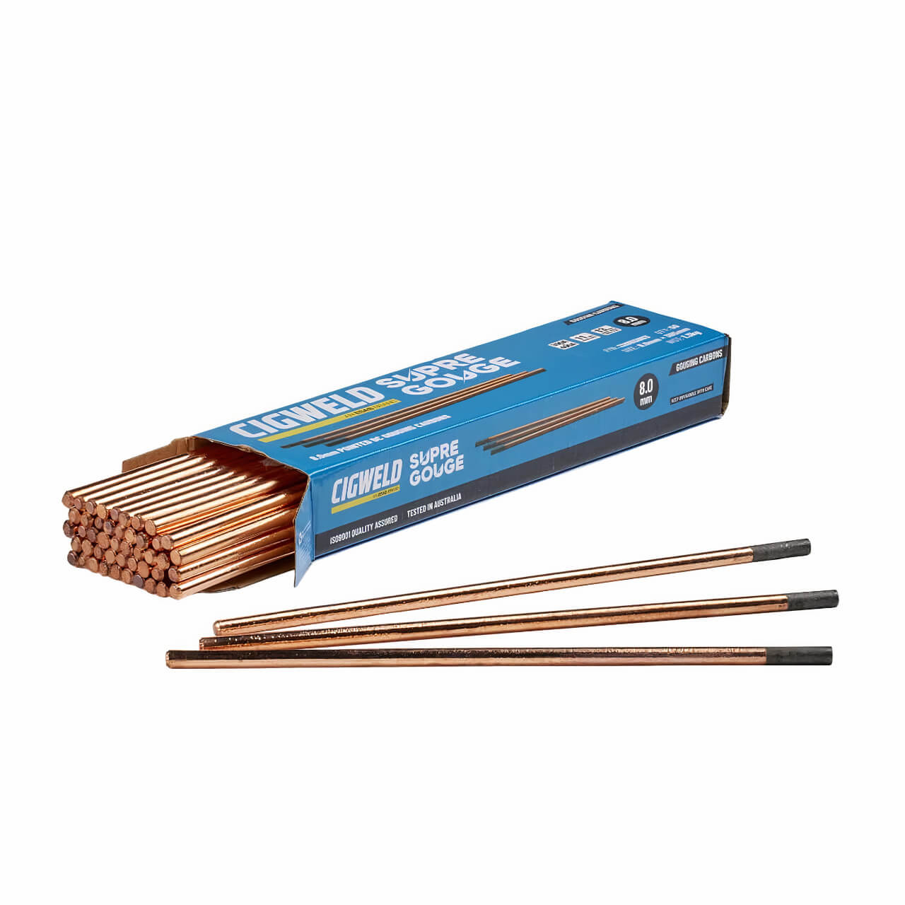 Cigweld 9.5mm DC Gouging Carbons 50pk