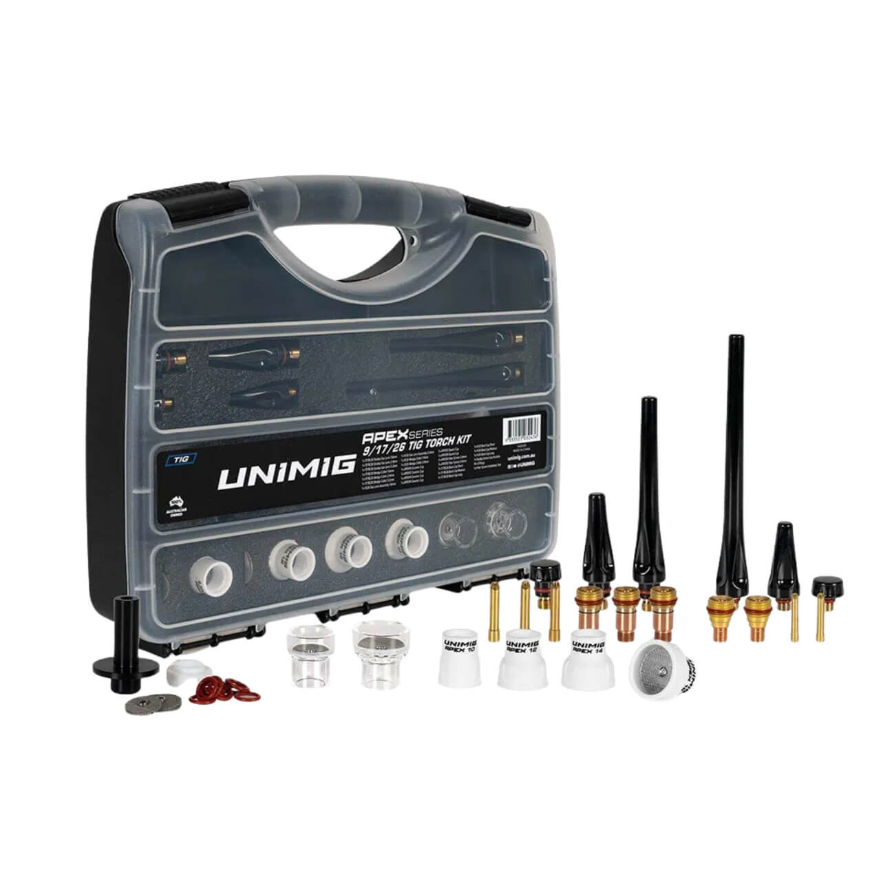 Apex Series 9/17/18/20/26 Tig Torch Kit