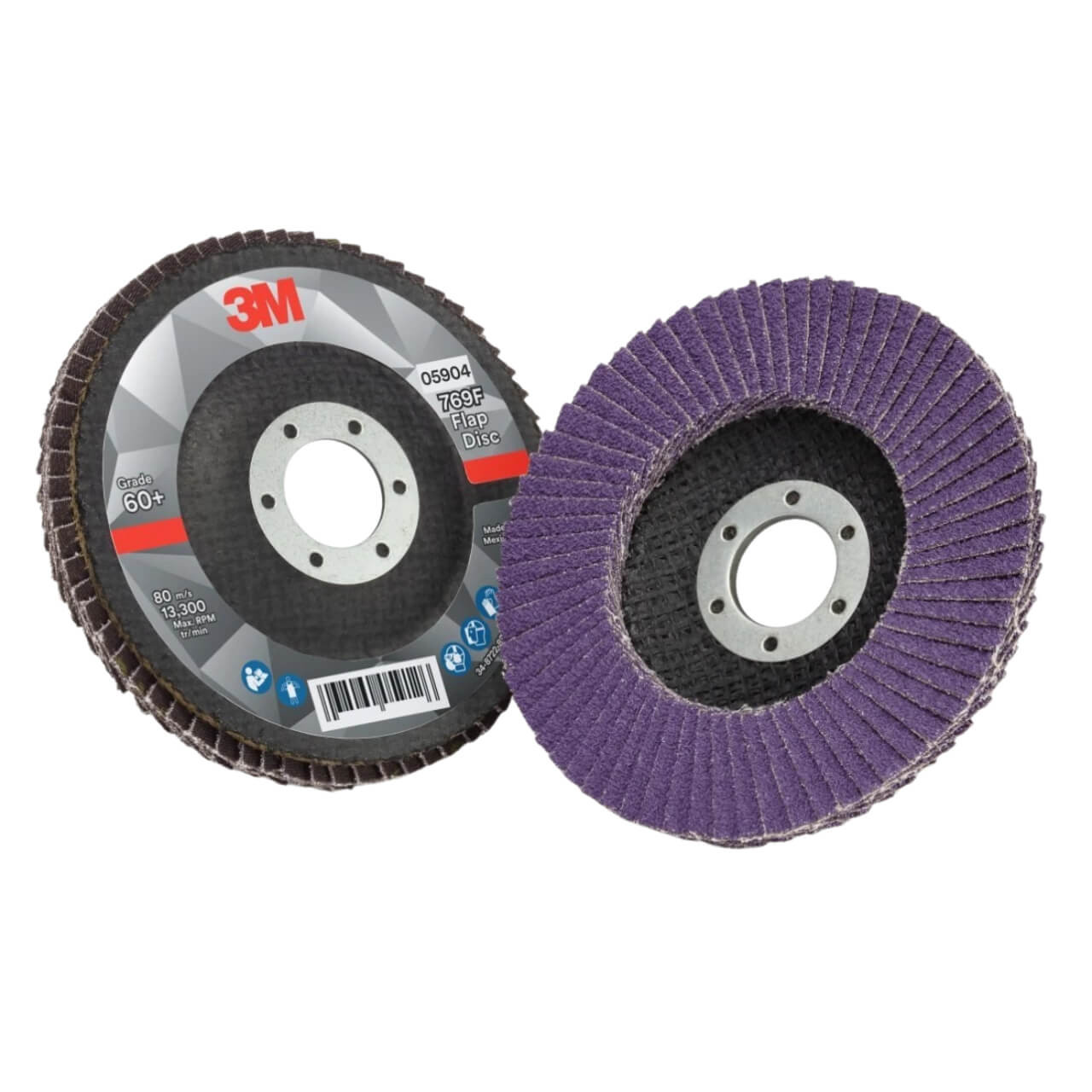 3M 769F Silver Flap 125mm 40grit