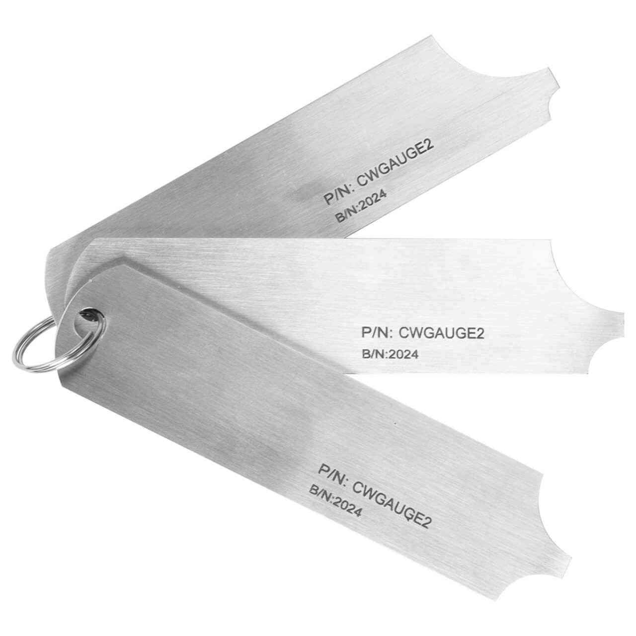 Cigweld WeldaToolz Stainless Steel Fillet Welding Gauge 3 Pce