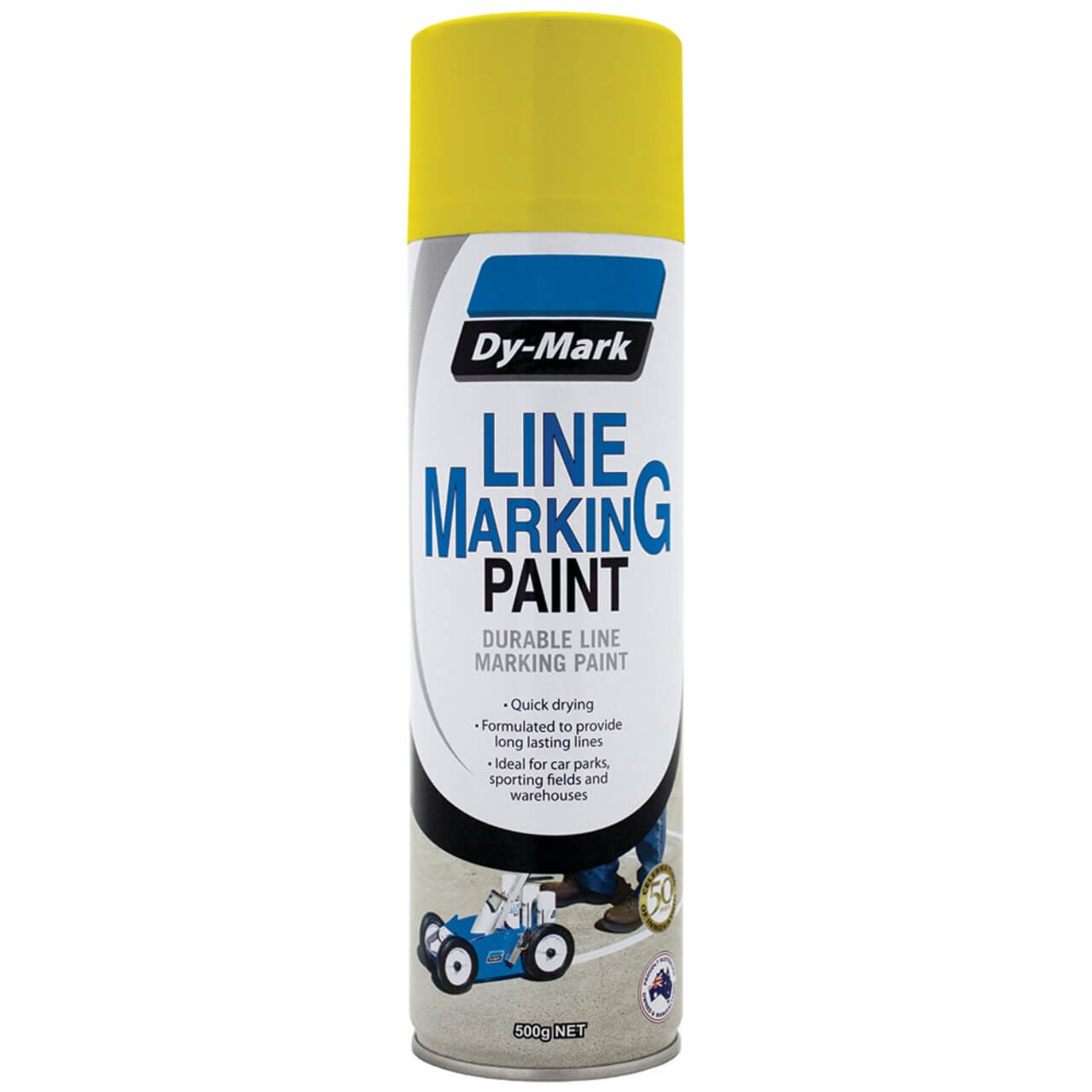 Dy-Mark Line Marking Paint Yellow 500gm