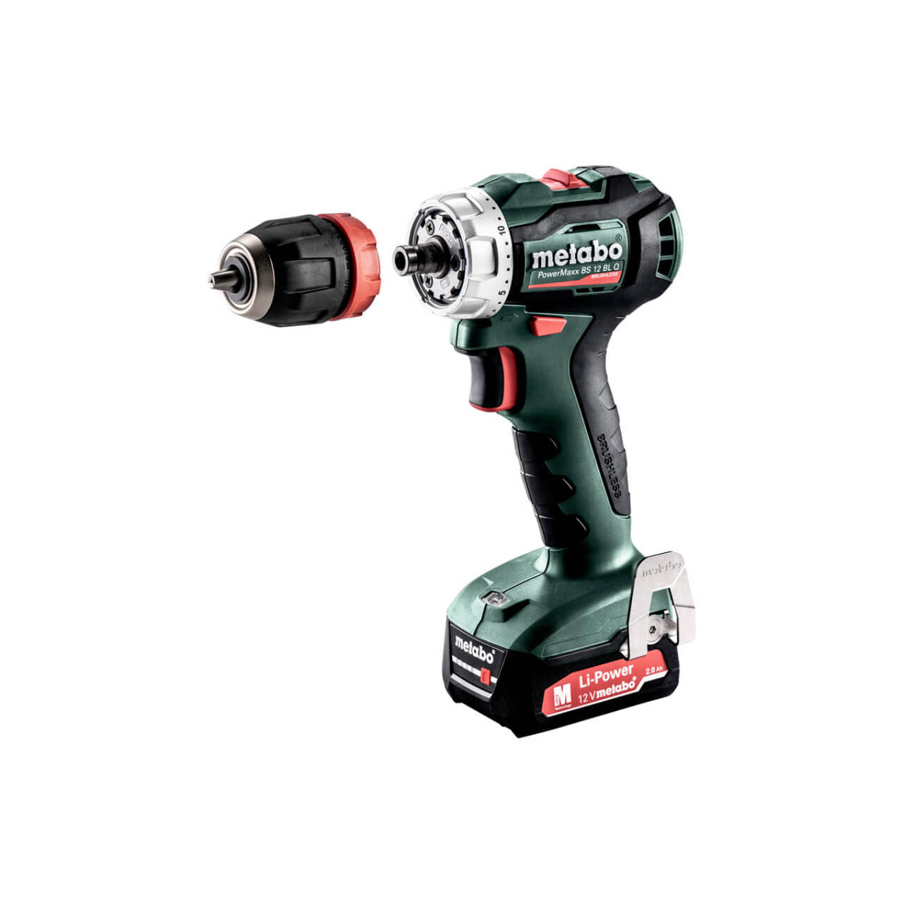 Metabo PowerMaxx BS 12 BL Q 12V Brushless Drill/Driver 10mm - Skin Only