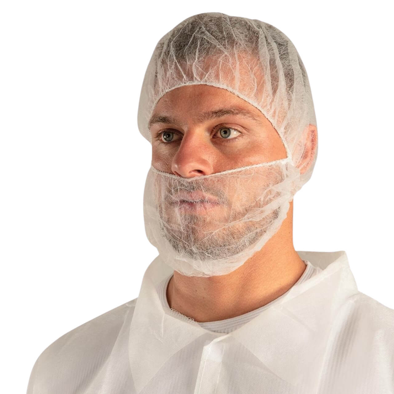 Force360 SPP Double Loop White Beard Cover 1000/box