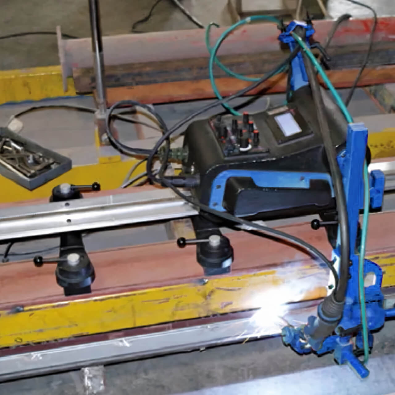 ITM Railbull Track Based Welding Carriage With Oscillator