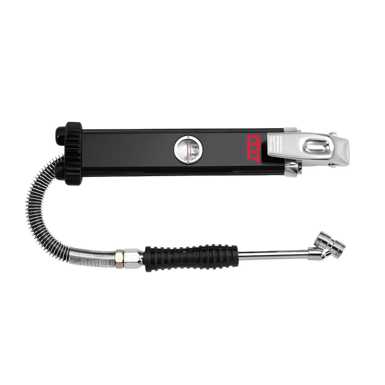 M7 Tyre Inflator Service Station Style Dual Chuck Max 160 Psi 30 Cm Hose