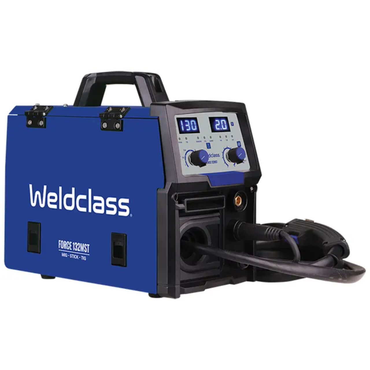 Weldclass Force 132MST Mig/Stick/Tig Welder Ready Kit