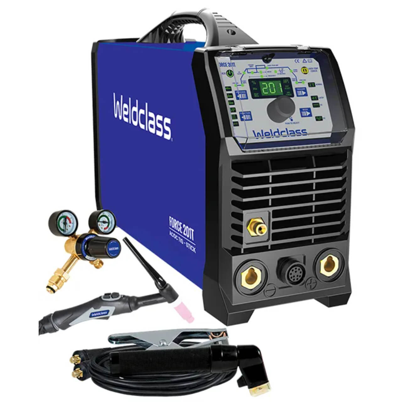 Weldclass Force 201T AC/DC Tig Welder Limited Edition Combo Kit