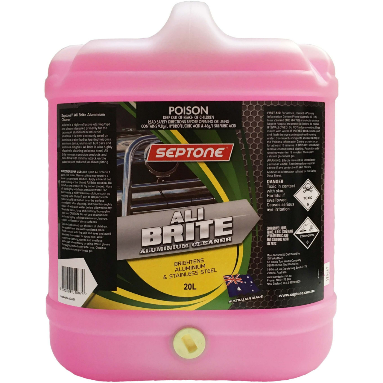 Septone Alibrite Aluminium Cleaner 20L