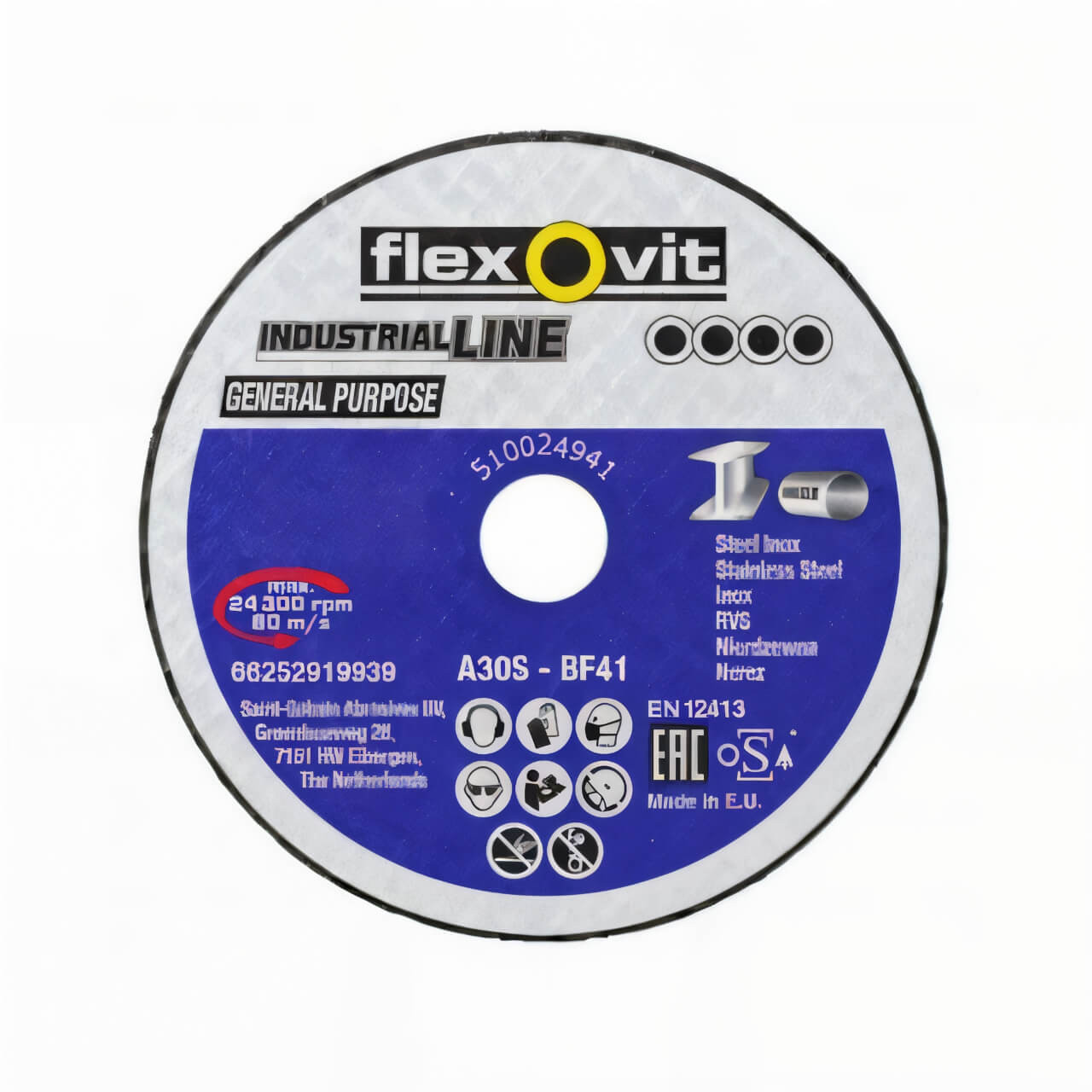Flexovit FH38 51x2.5x10.0 GP Metal Cut Off Disc