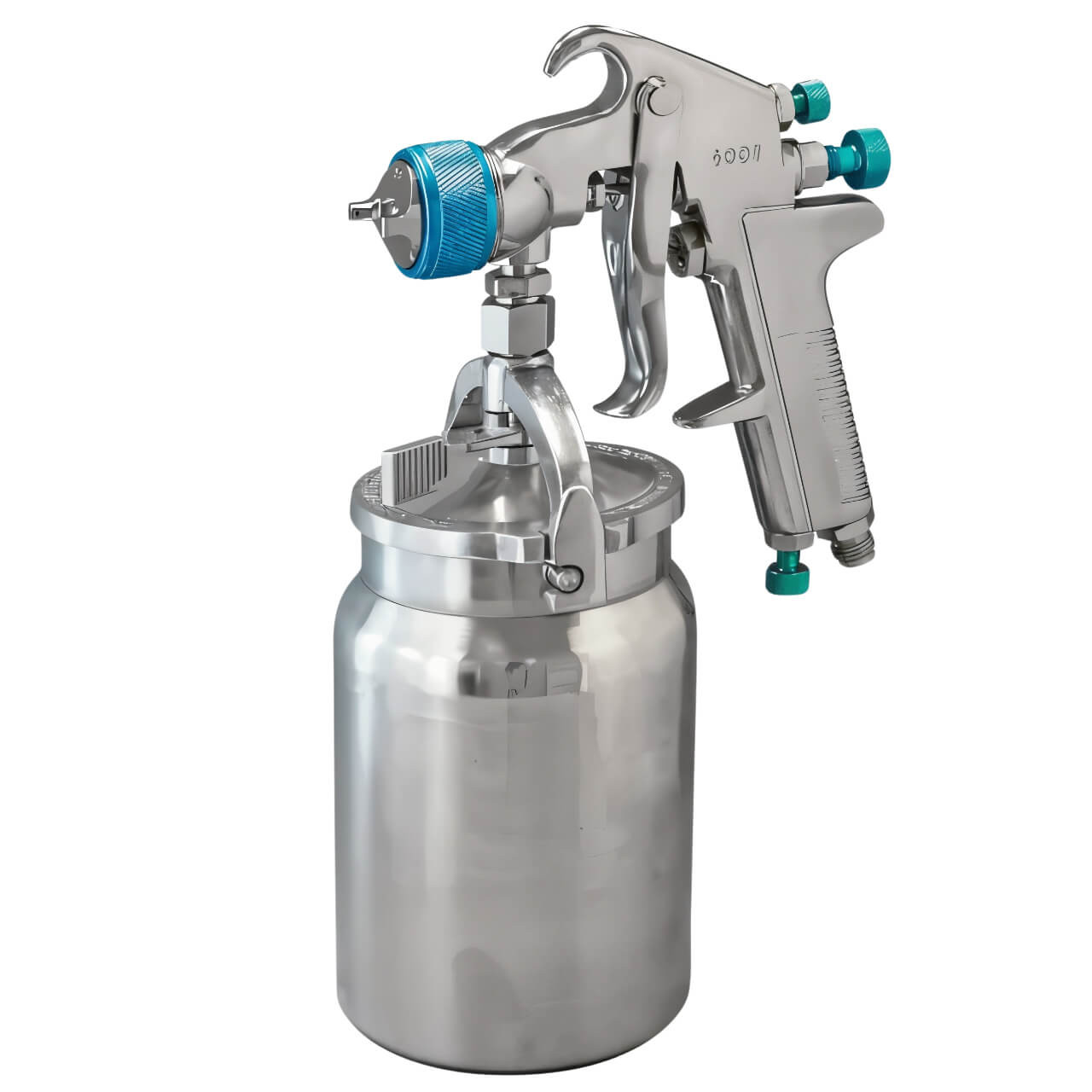 ITM Air Spray Gun Suction Feed Professional 1.4mm & 2.0mm Nozzles 1000ltr Aluminium Pot