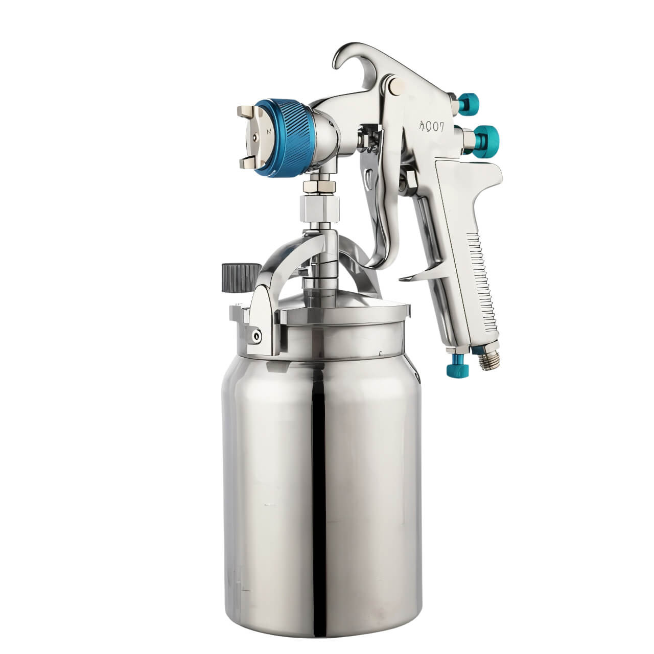 ITM Air Spray Gun Suction Feed Professional 1.4mm & 2.0mm Nozzles 1000ltr Aluminium Pot