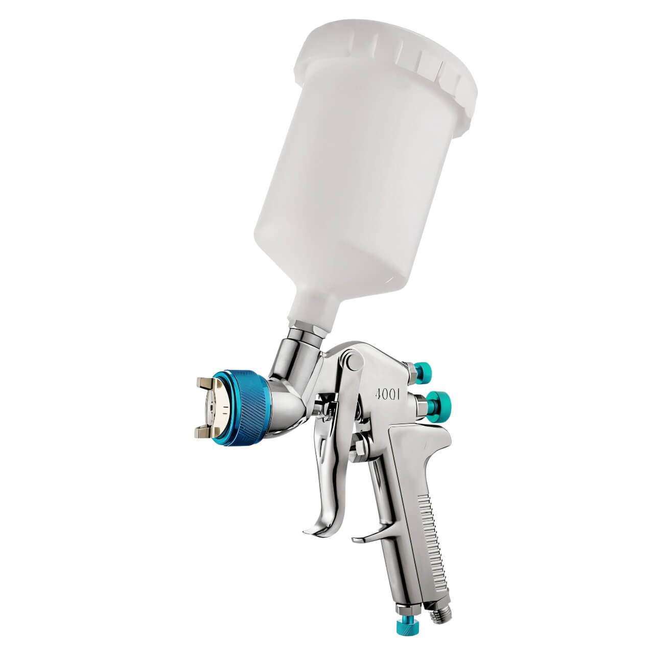 ITM Air Spray Gun Gravity Feed Professional 1.4mm & 2.0mm Nozzles 600ml Plastic Pot