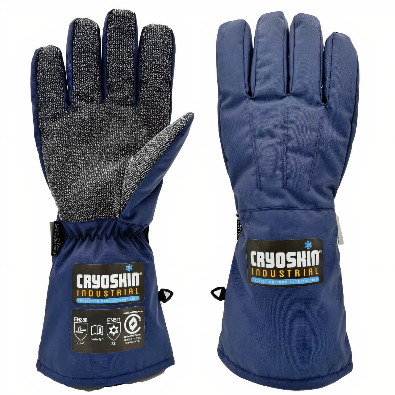 Elliotts CryoSkin Industrial Gloves 36cm. Size XLG