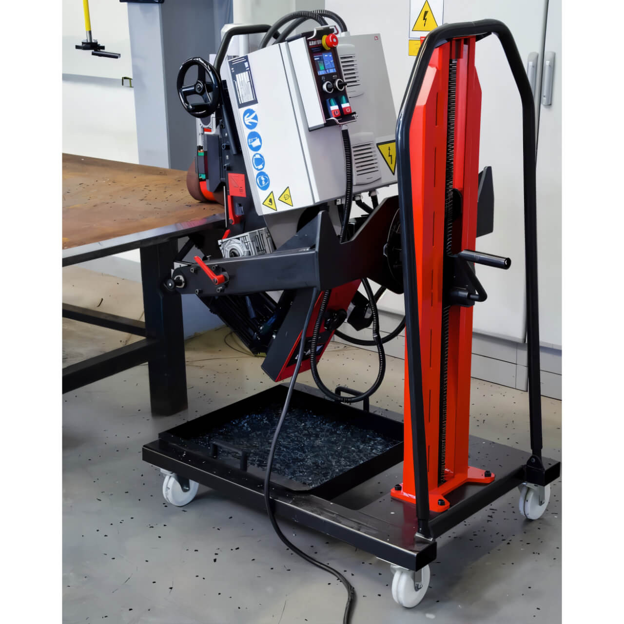ITM ABM-50 Auto Feed Double Sided Beveller 415V 4Kw Motor 15-60* Bevel Angle