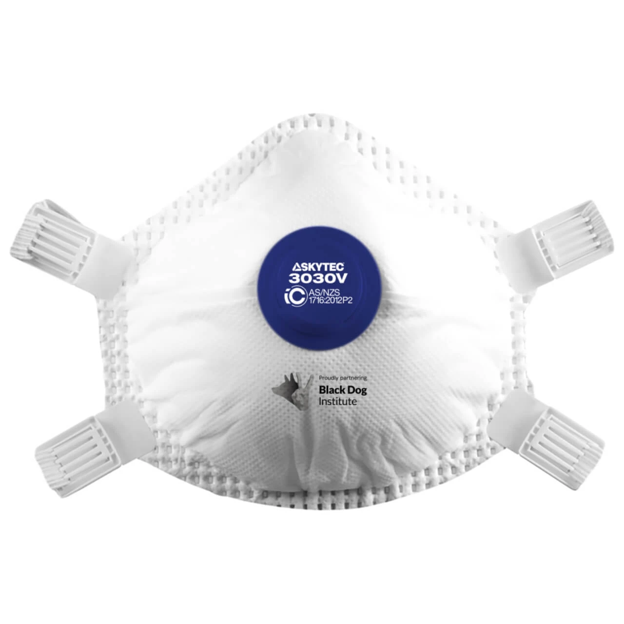 Skytec Disposable Respirator 3030V P2 Cupped & Valve 5box