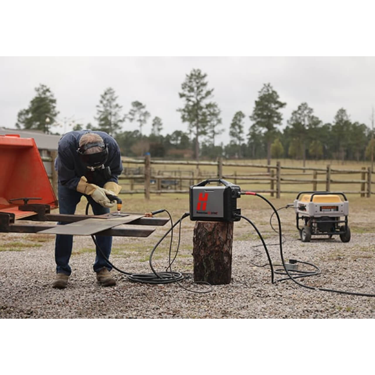 Hypertherm Powermax45 SYNC Hand Plasma Cutter 240V, 75 deg 6.1m (20') Torch