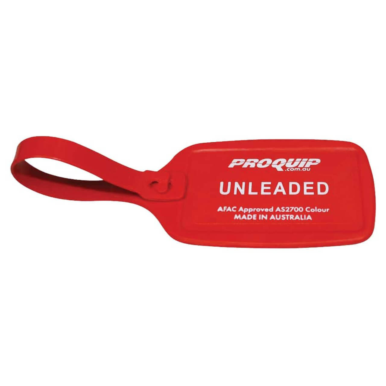 Pro Quip – Fuel Can Identification Tag Red Unleaded