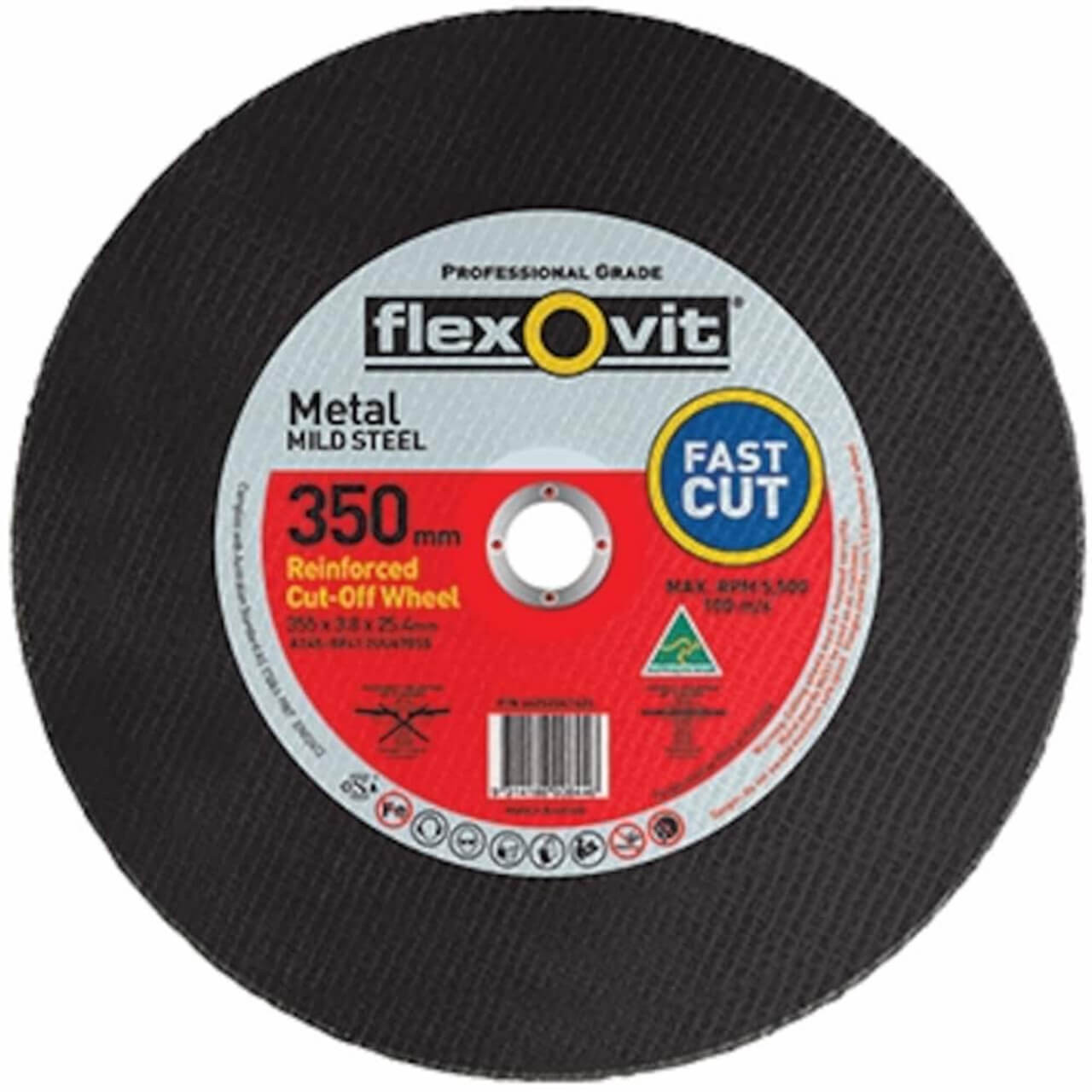 Flexovit 4HU700OP 356x3.8x25.4 High Speed Metal Cut Off Wheel