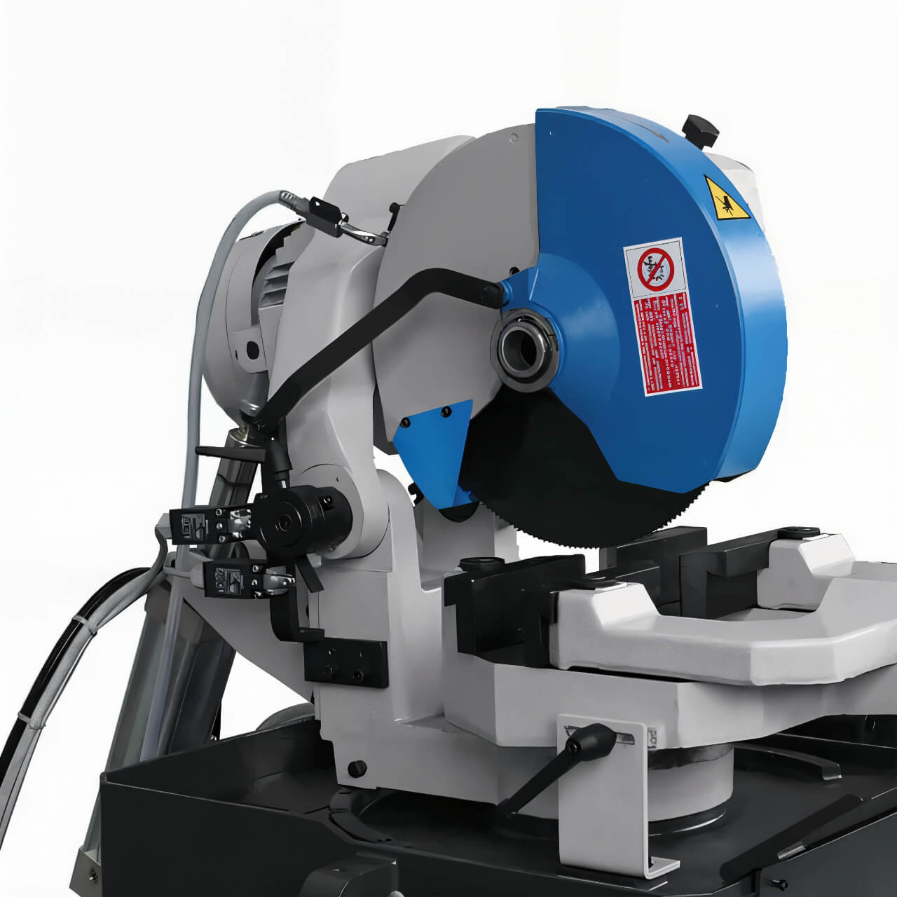 Macc 350mm 3PH 20/40RPM Semi Automatic Double Vice Coldsaw